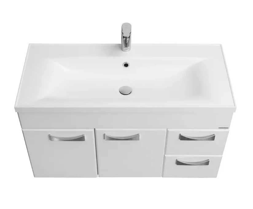 Тумба с раковиной Aquaton Диор 100 белый (1A1677K3DR010) - фото 2