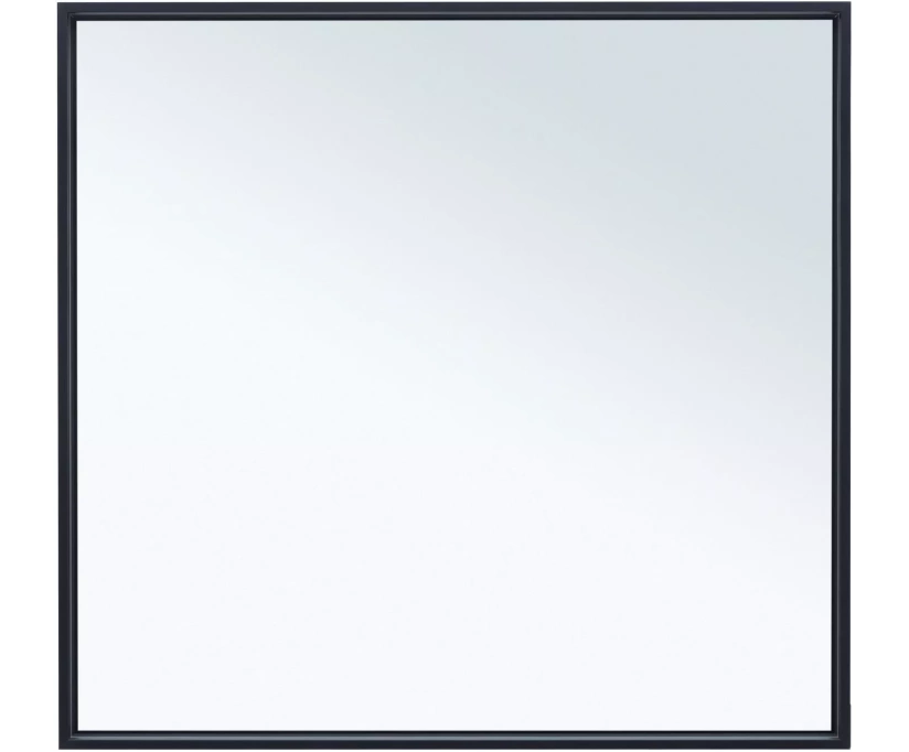 Зеркало Allen Brau Liberty 90 с подсветкой черный матовый (1.330015.BB) - фото 2
