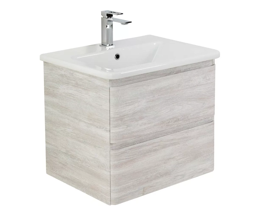 Тумба под раковину BelBagno Albano 60 светлое дерево (ALBANO-600-2C-SO-RVB) - фото 2