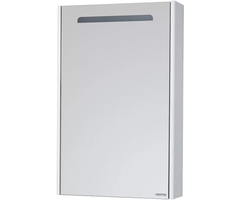 Зеркало-шкаф Aquaton Сильва 50 с подсветкой светлое дерево (1A215502SIW7L) - фото 1