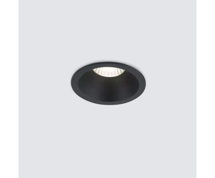 Встраиваемый светодиодный светильник Elektrostandard 15266/LED черный a055719 (4690389175534) - фото 5