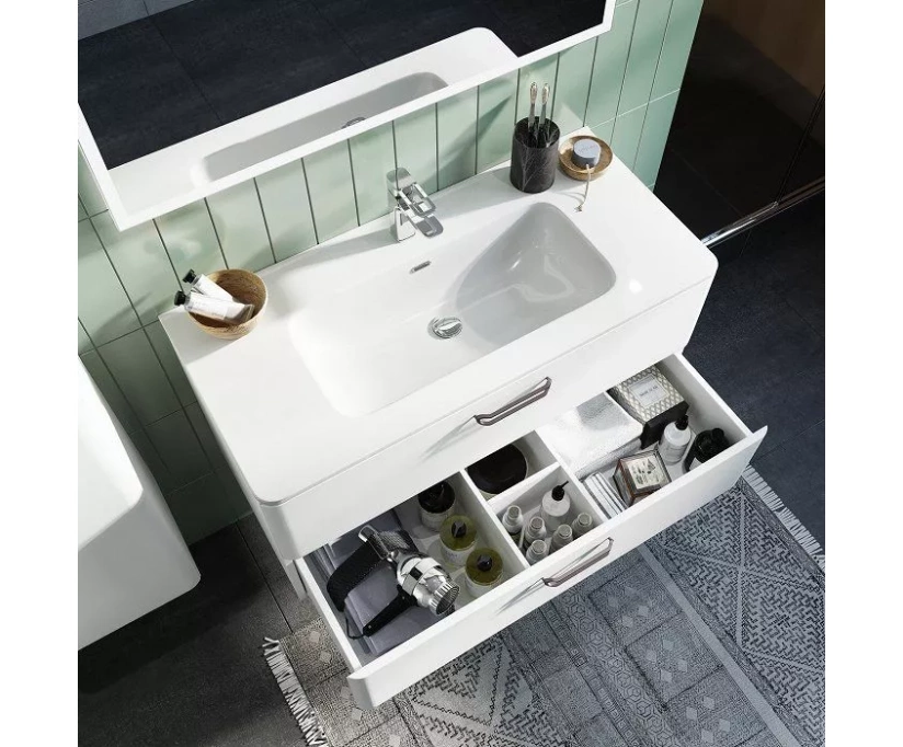 Тумба с раковиной Iddis Brick 100 (BRI10W1i95K) - фото 3