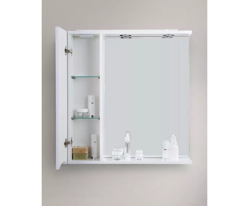 Зеркало-шкаф BelBagno Marino 90 L (MARINO-SPC-900/750-1A-BL-P-L) - фото 3