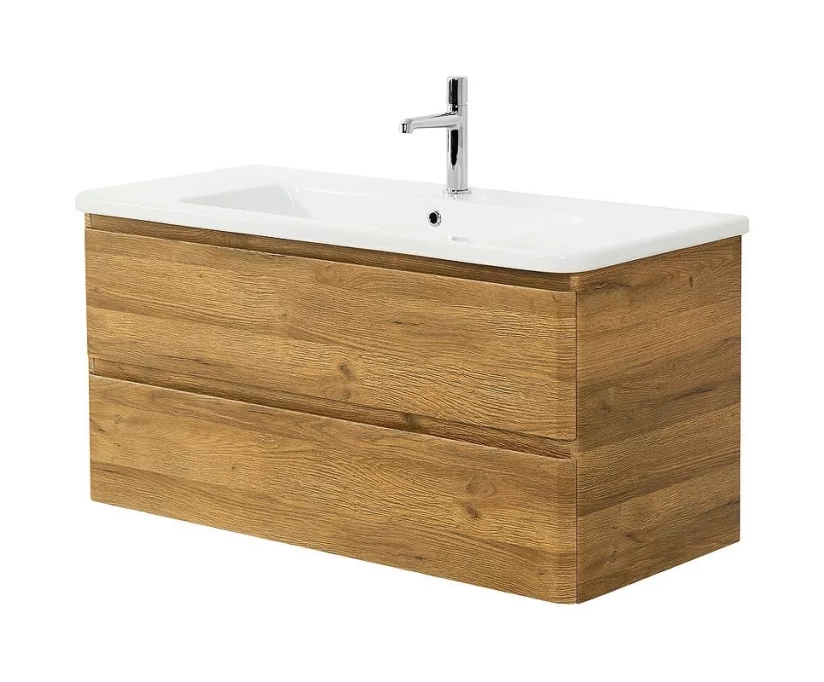 Тумба под раковину BelBagno 105 светлое дерево (ALBANO-CER-1050-2C-SO-RR) - фото 2