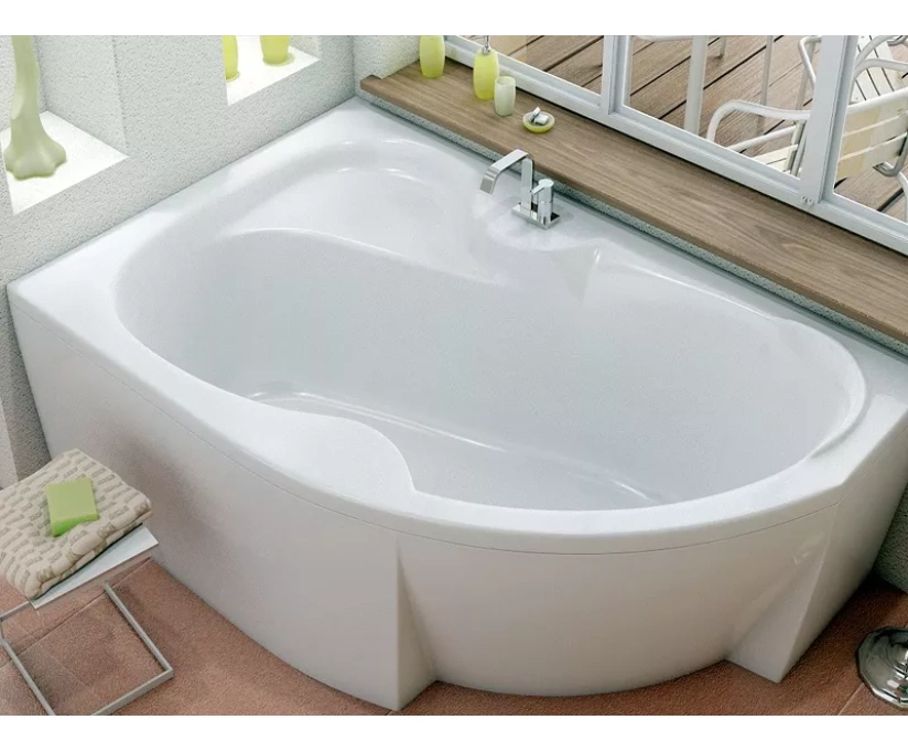 Ванна акриловая Vayer Azalia 170x105 L белый (Azalia L 170x105) - фото 6