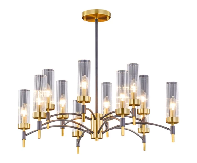 Потолочный светильник ILLUMICO IL5177-6+6PLS-29 BRASS TUBO - фото 2
