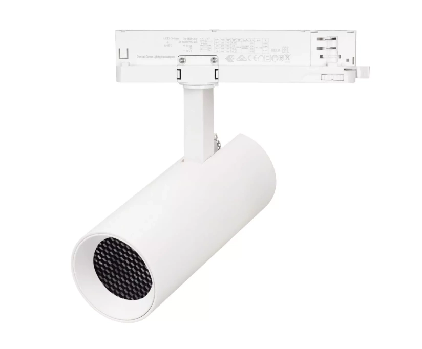 Трековый однофазный светильник Arlight LGD-GERA-2TR-R74-20W Warm3000 (WH, 15 deg, 230V) 055081 - фото 3