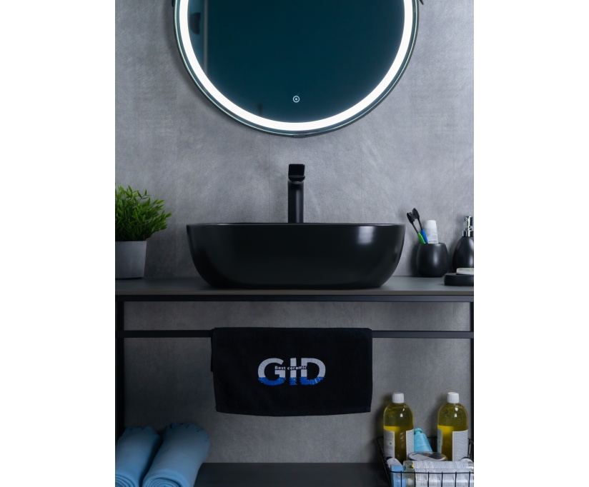 Накладная раковина Gid 50 Bm1302 черная матовая (53348) - фото 2