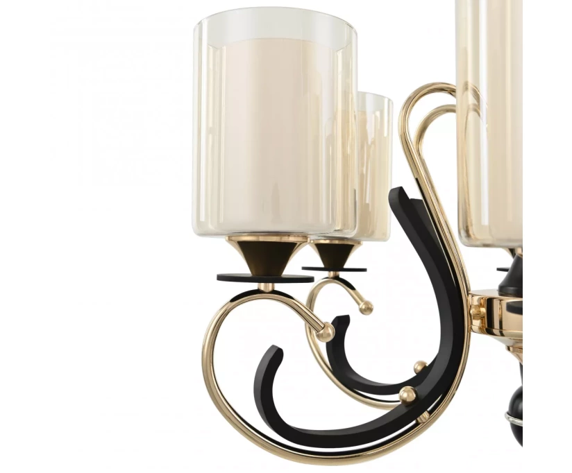 Подвесная люстра Arte Milano Florentia 302237/5 Bk/Gd - фото 6
