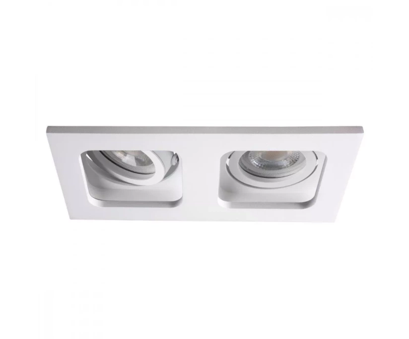 Встраиваемый светильник Kanlux Reul 2xDTL W/W 33662 - фото 1