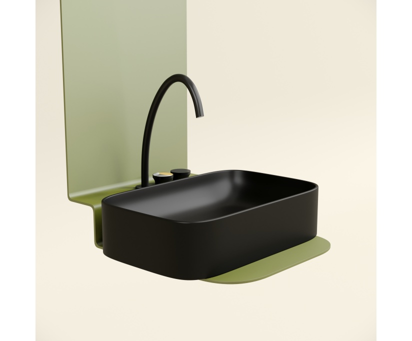 Накладная раковина Ceramicanova Element CN6053MB черная матовая - фото 10
