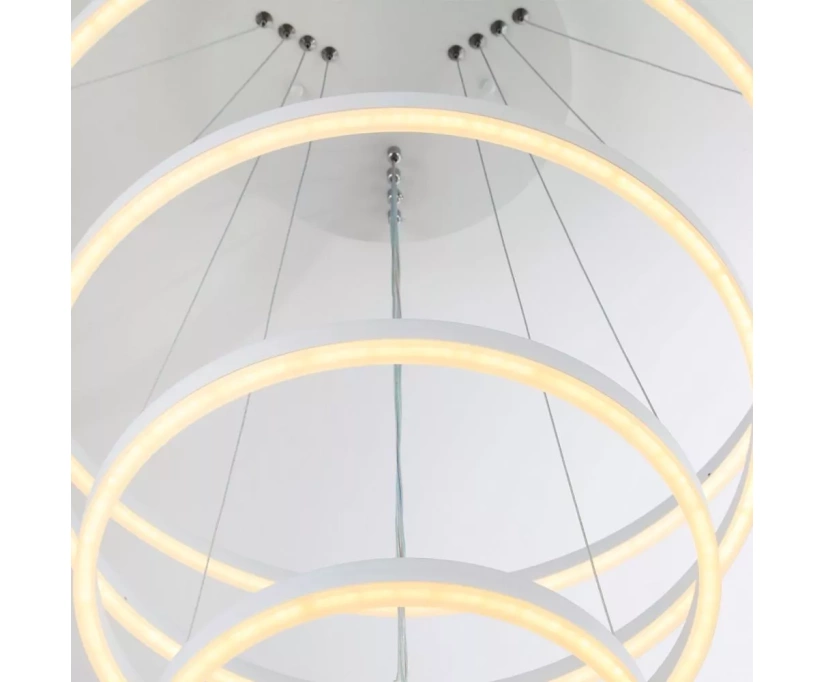 Каскадная люстра LED4U 55000-4 WH - фото 5