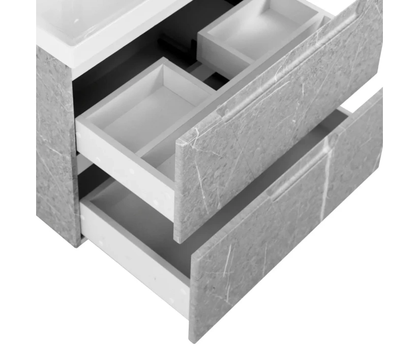 Тумба под раковину BelBagno Vittoria 80 серый (VITTORIA-800-2C-SO-TB-P) - фото 9