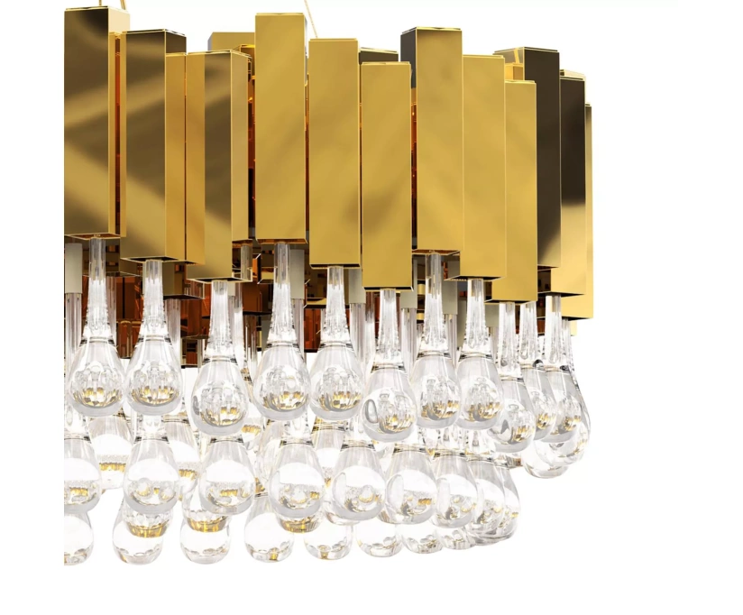 Подвесная люстра Delight Collection Trump KM0988P-16 gold - фото 3