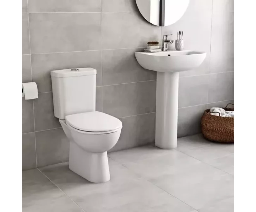 Унитаз-компакт Grohe Bau Ceramic, безободковый - фото 3