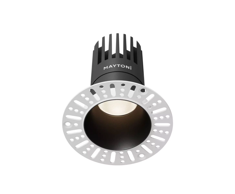 Встраиваемый светильник Maytoni Dip DL122-15W-4K-TRS-B - фото 1