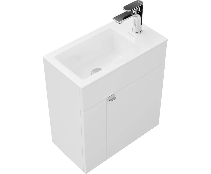 Тумба под раковину KERAMA MARAZZI Lato 50 подвесная, белая (LAT.50.1\WHT) - фото 13