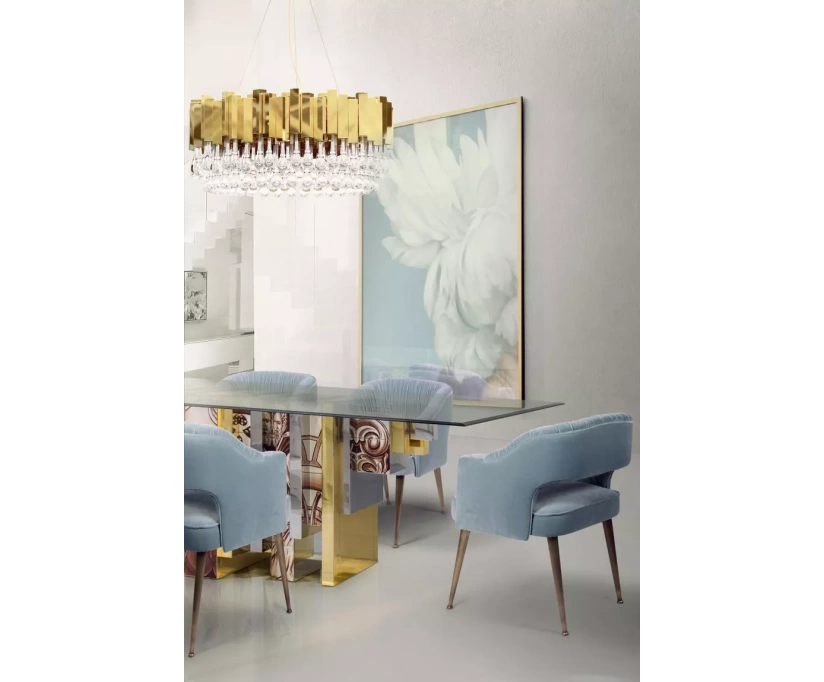Подвесная люстра Delight Collection Trump KM0988P-16 gold - фото 4