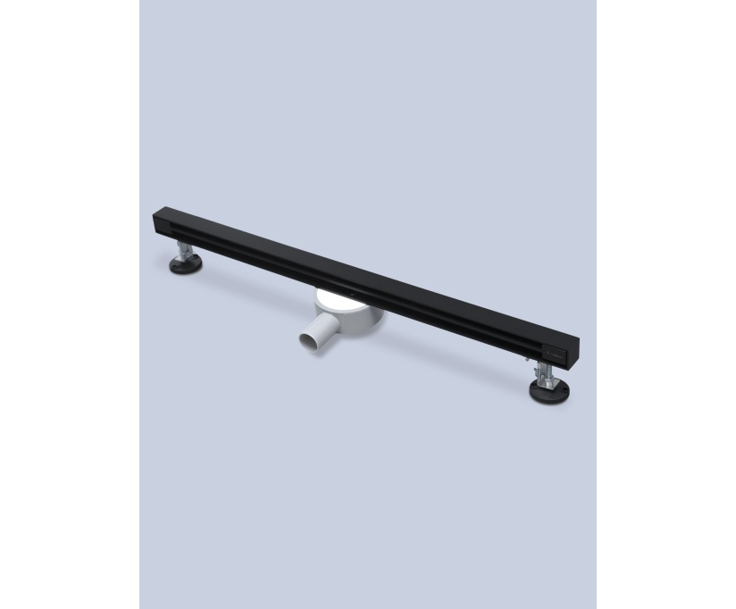 Душевой трап (лоток) AltroBagno Trave 071220 NeOp (80) матовый черный (AltroBagnoTrave071220NeOp) - фото 4
