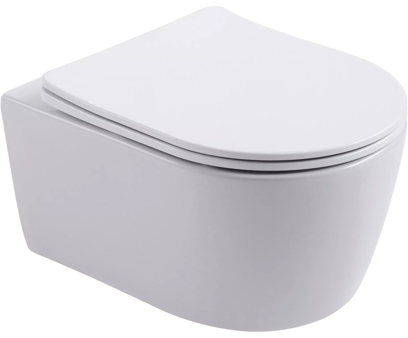 Унитаз подвесной Aquanet Smart безободковый, с микролифтом 276395 (SMART W) - фото 1
