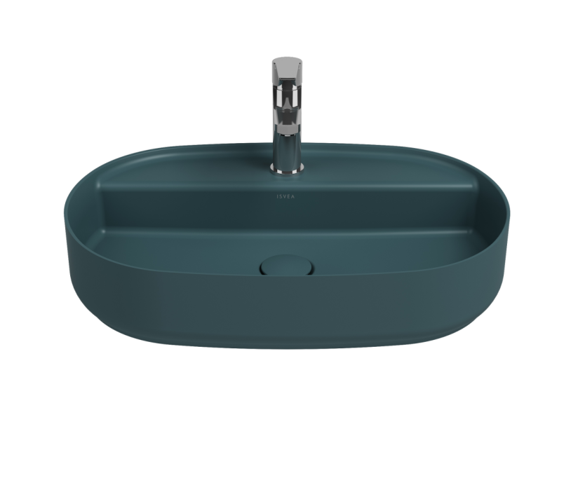Раковина накладная ISVEA Infinity 60 изумрудный матовый 10NF65060SV-2P - фото 2