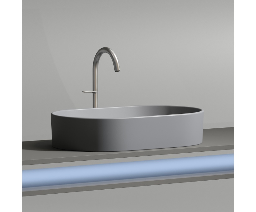 Накладная раковина Ceramicanova Element CN6048MH антрацит матовая - фото 8