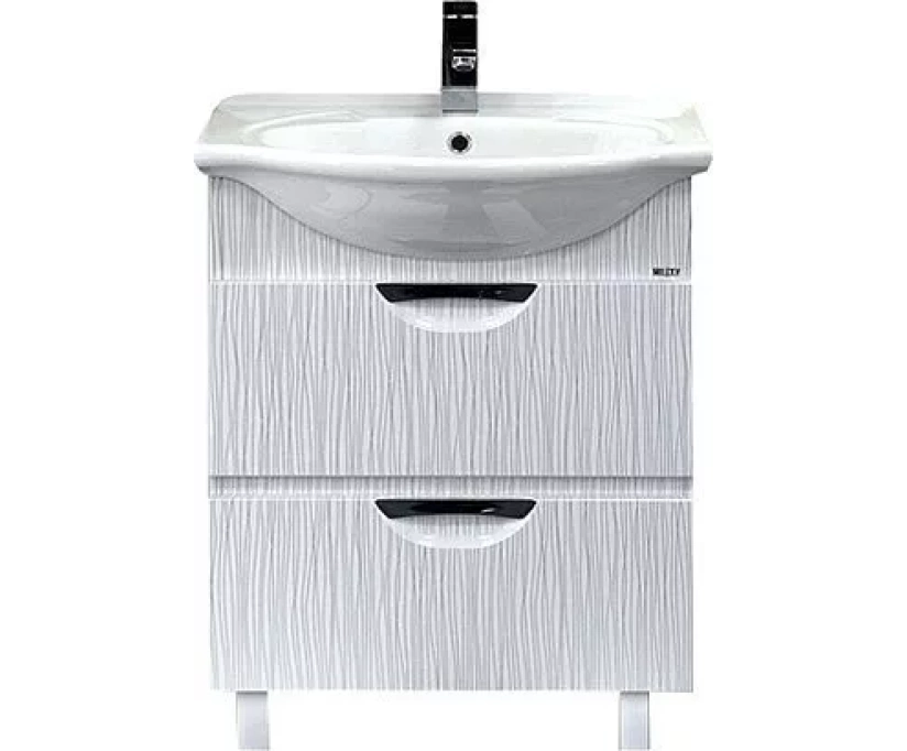 Мебельная раковина Misty Mia Diy 65 белая (T106001111) - фото 3