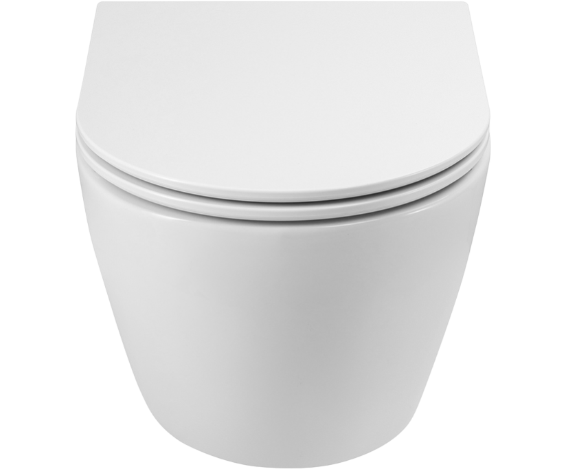 Унитаз подвесной BelBagno Sfera-r BB046CH-TOR безободковый, крышка BB870SC с микролифтом - фото 3