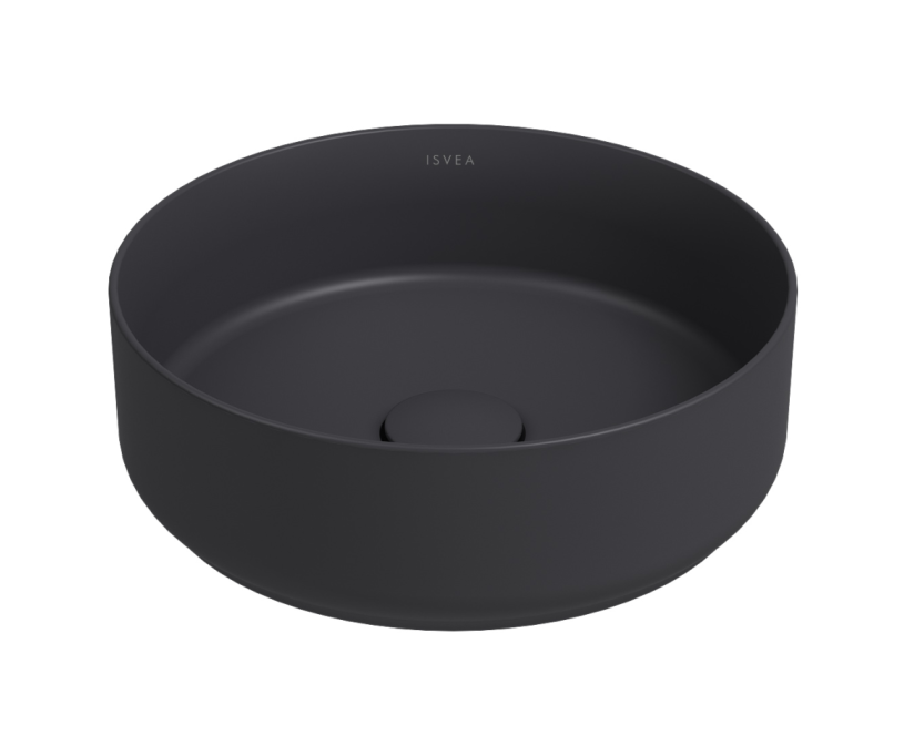 Раковина накладная ISVEA Infinity 36 антрацит матовый 10NF65036SV-2C - фото 1