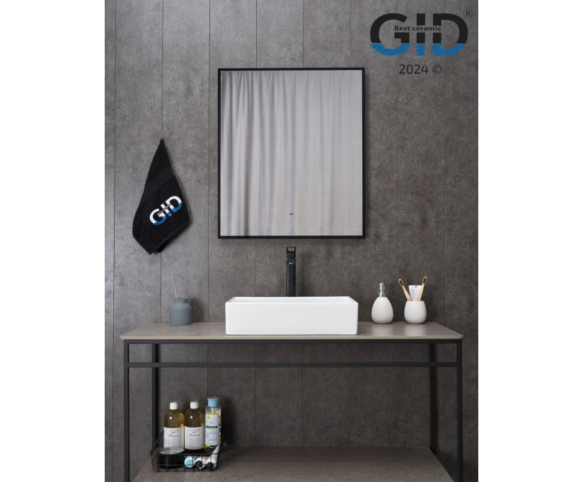 Накладная раковина Gid 45 N1204 белая (51225) - фото 8