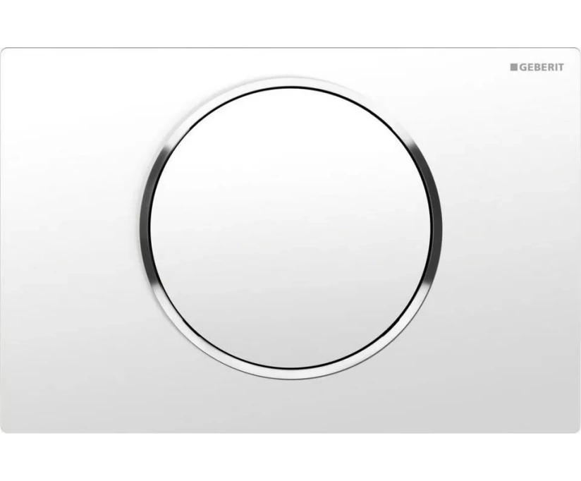 Кнопка смыва Geberit Sigma 10 115.758.KJ.5 белый / хром - фото 1