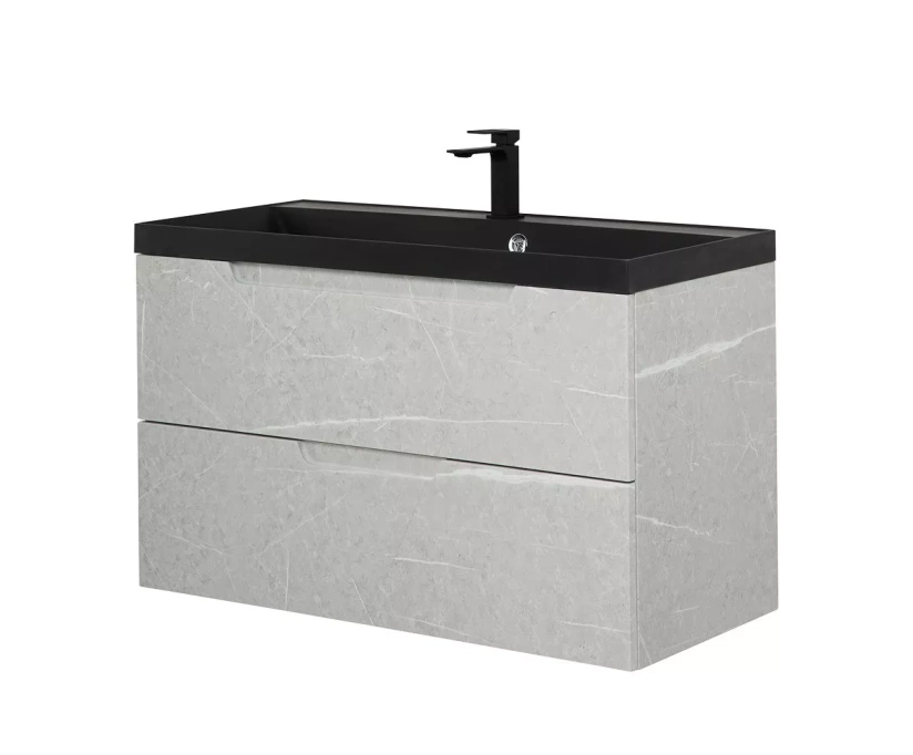 Тумба под раковину BelBagno Vittoria 80 серый (VITTORIA-800-2C-SO-TB-P) - фото 4