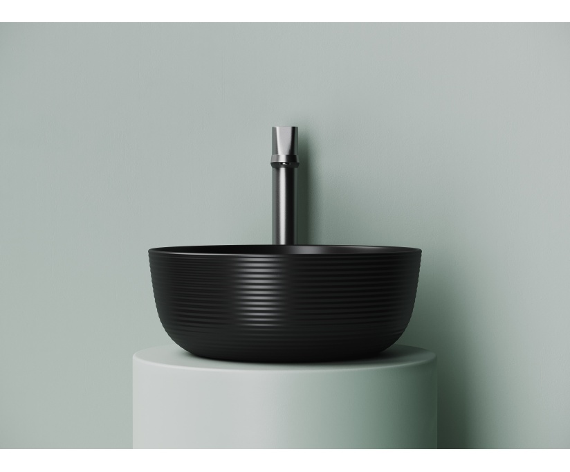 Накладная раковина Ceramicanova Element CN6073MB черная матовая - фото 2