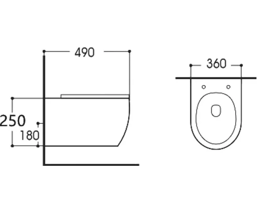 Унитаз подвесной Aquanet Smart безободковый, с микролифтом 276395 (SMART W) - фото 7