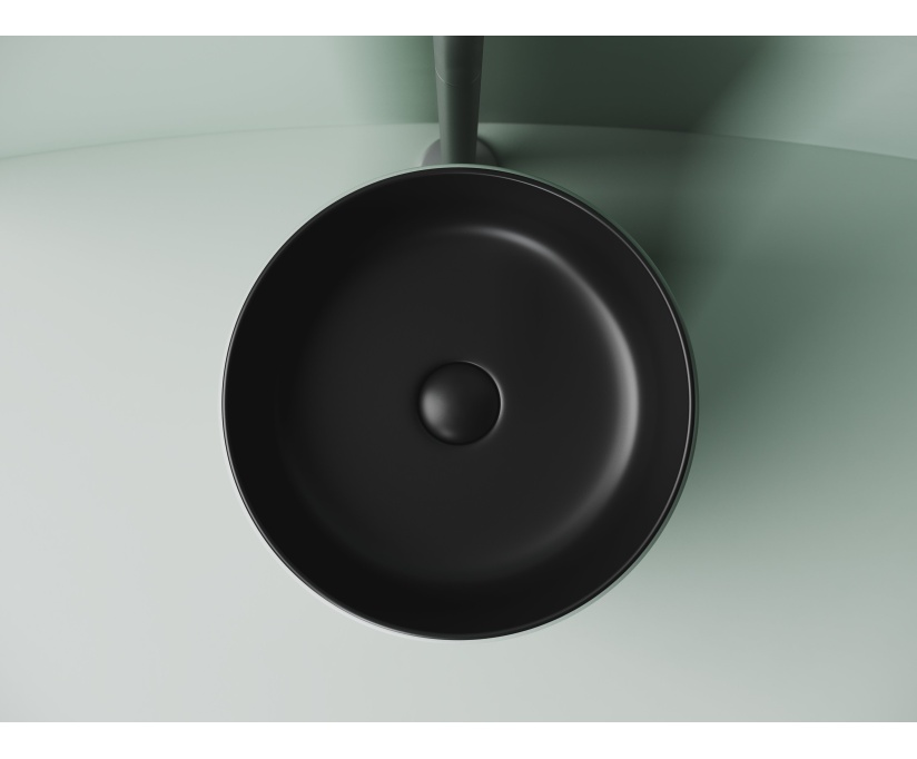 Накладная раковина Ceramicanova Element CN6073MB черная матовая - фото 4