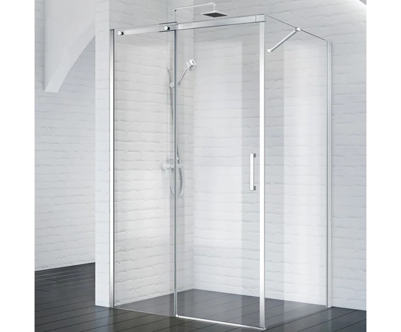 Душевой уголок BelBagno Acqua 140х100 хром (ACQUA-AH-1-140/100-C-Cr) - фото 1