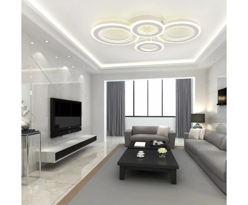 Потолочная люстра Natali Kovaltseva Groove LED LAMPS 81196 - фото 7