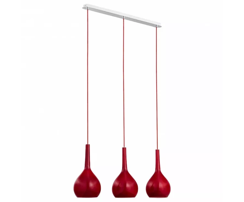 Подвесной светильник Alfa Vetro Red 20513 - фото 1
