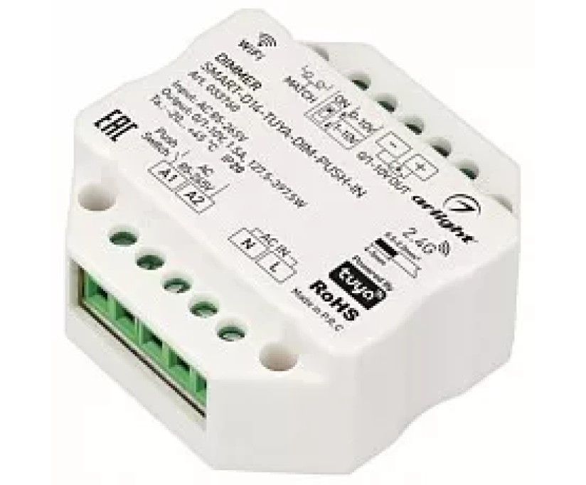 Диммер Arlight Smart-D14-Tuya-Dim-Push-IN 033760 - фото 2