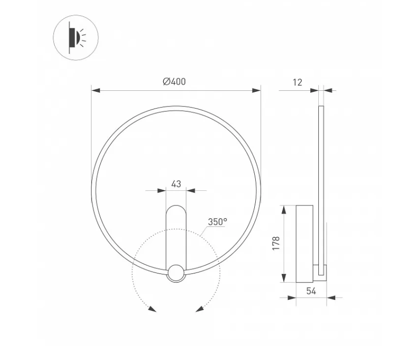 Бра Arlight VINCI 036506 - фото 4