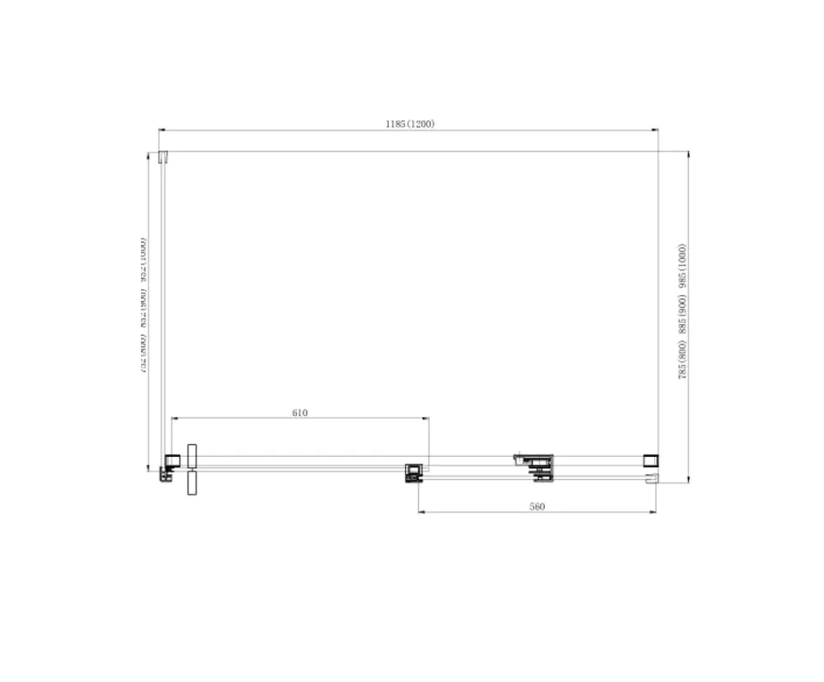 Душевой уголок Azario Vancouver 80x120 профиль хром (AZ-NKF1131 L 800) - фото 5