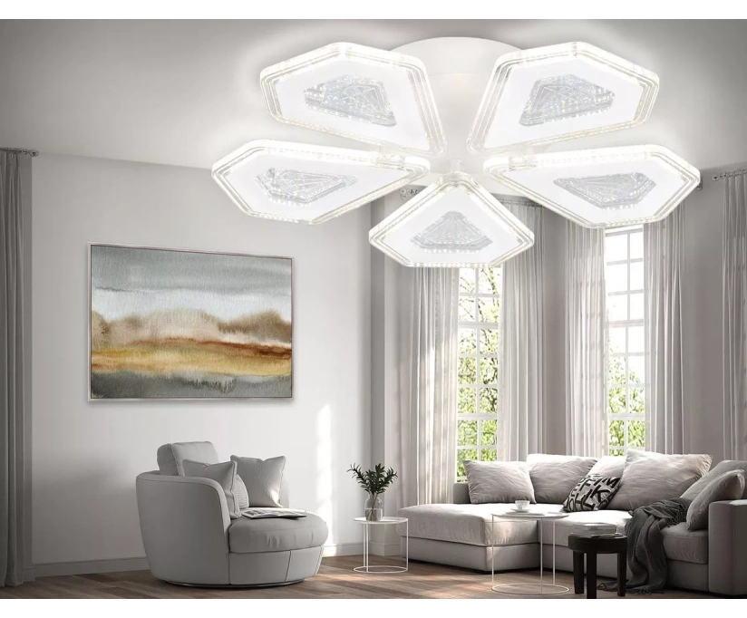 Потолочная светодиодная люстра Ambrella light Acrylica Original FA4030 - фото 8