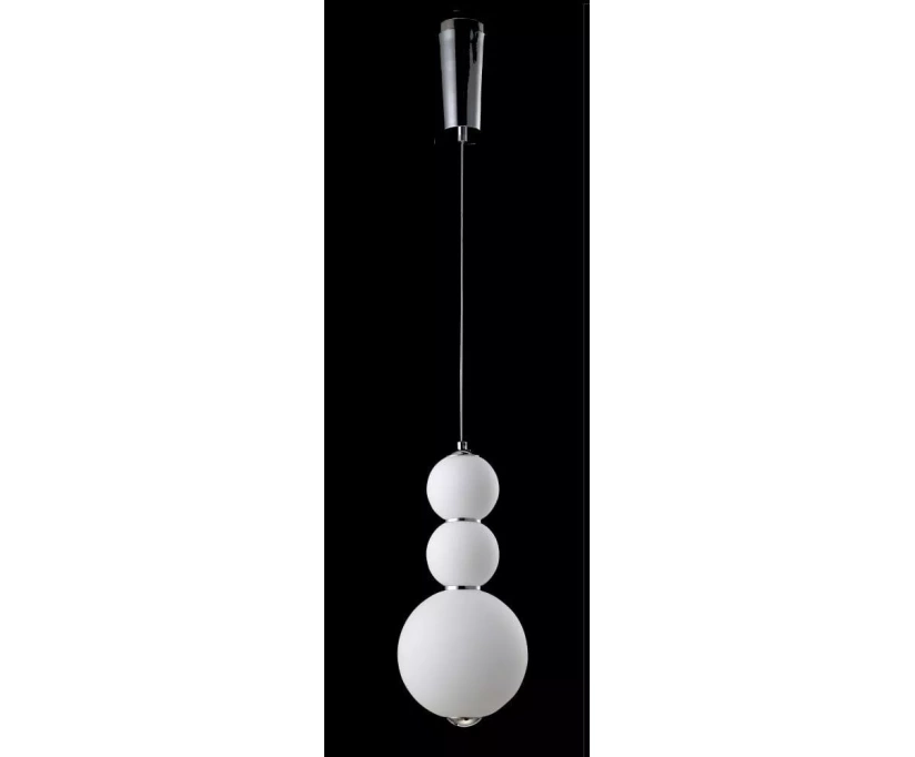 Подвесной светодиодный светильник Crystal Lux Desi SP3 Chrome/White - фото 4