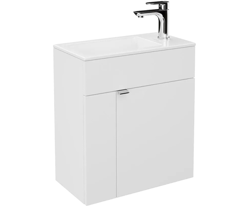 Тумба под раковину KERAMA MARAZZI Lato 50 подвесная, белая (LAT.50.1\WHT) - фото 9