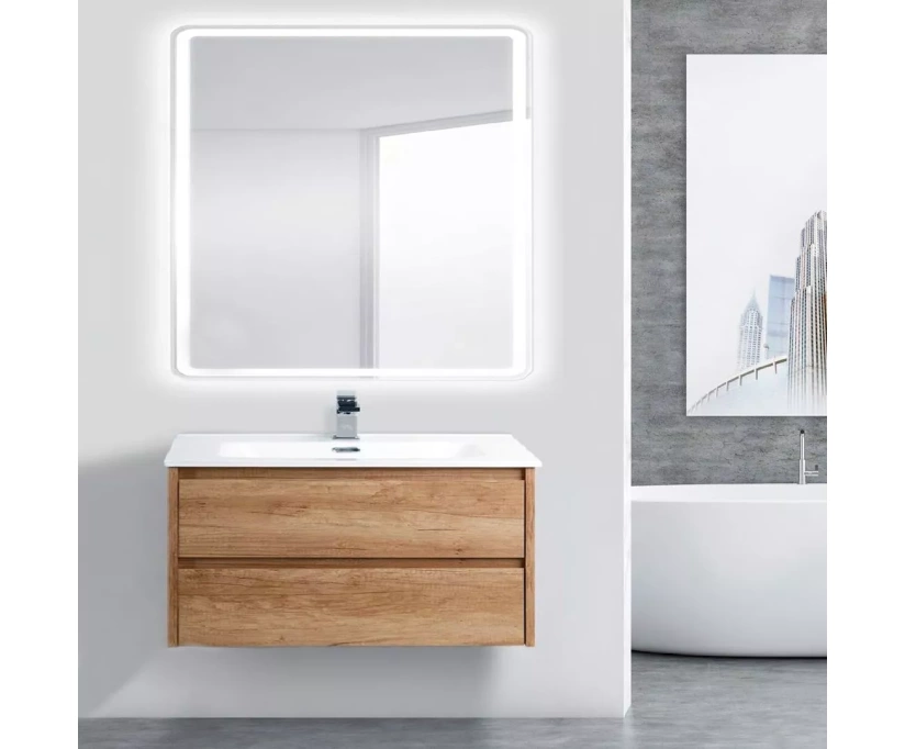 Тумба с раковиной BelBagno Kraft 100 rovere nebrasca nature - фото 2