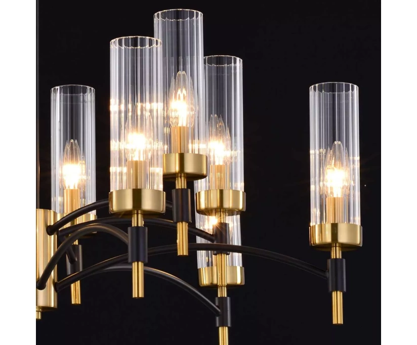 Потолочный светильник ILLUMICO IL5177-6+6PLS-29 BRASS TUBO - фото 3