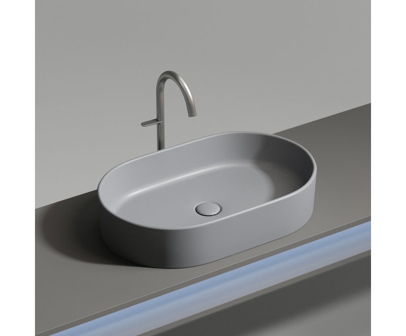 Накладная раковина Ceramicanova Element CN6048MH антрацит матовая - фото 7