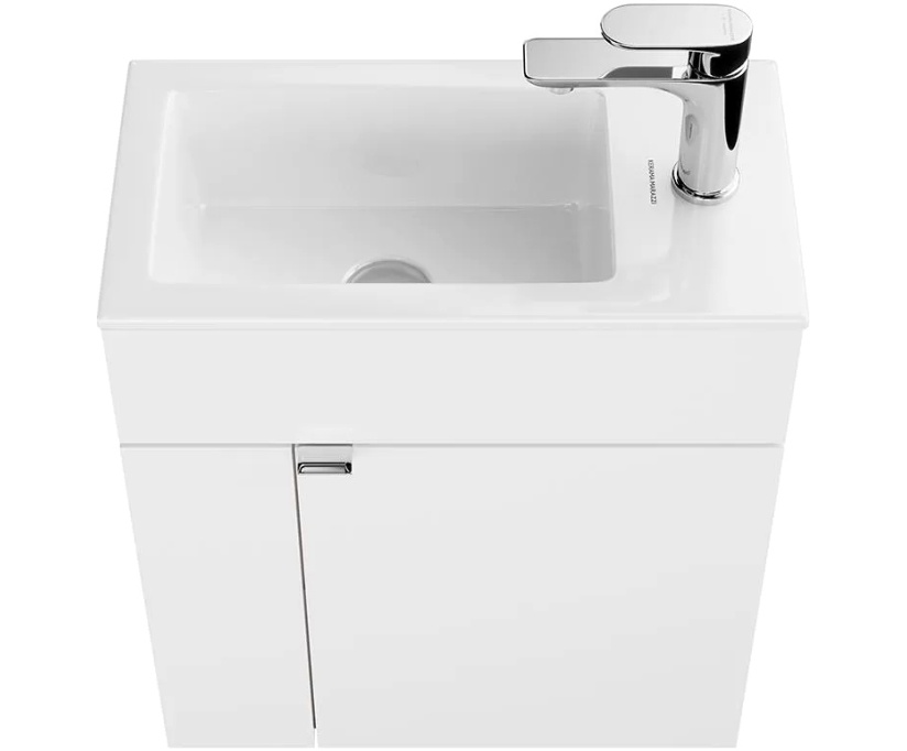 Тумба под раковину KERAMA MARAZZI Lato 50 подвесная, белая (LAT.50.1\WHT) - фото 11