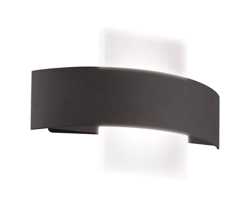 Уличный настенный светодиодный светильник Uniel ULU-S32A-8W/4000K IP65 Black UL-00009348 - фото 1