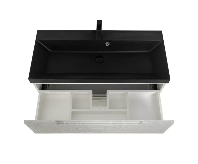 Тумба под раковину BelBagno Vittoria 80 серый (VITTORIA-800-2C-SO-TB-P) - фото 8